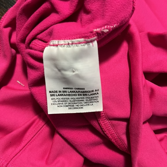 Nike Pro Hot Pink Pullover fleece Sweatshirt - Picture 3 of 7